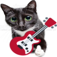 Эмодзи guitarcat