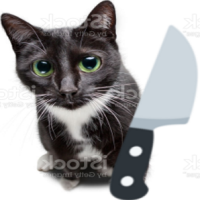 Эмодзи knifecat