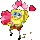 Эмодзи spongebob-love