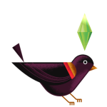 Эмодзи sims4-bird