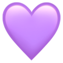 Эмодзи purple-heart