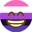 Эмодзи g-genderfluid-grin