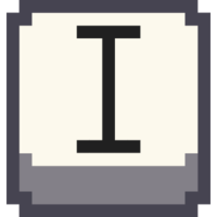 Эмодзи pixel-letter-i