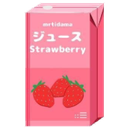 Эмодзи strawberry-juicebox