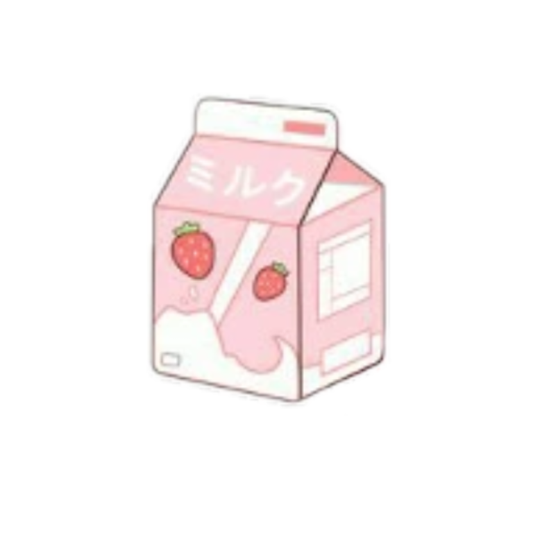Эмодзи strawberry-milk-carton
