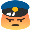 Эмодзи angry-police-blob