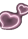Эмодзи neon-heart-floating