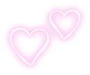 Эмодзи non-animated-neon-hearts
