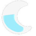 Эмодзи blue-crescent-moon