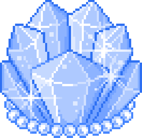 Эмодзи blue-crystal