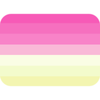 Эмодзи nonbinary_lesbian_flag