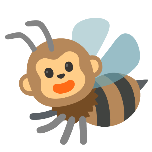 Эмодзи Bee_Monkey
