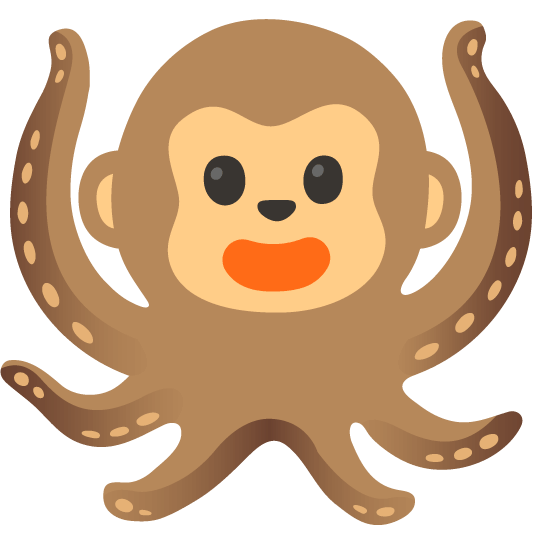 Эмодзи Octopus_Monkey