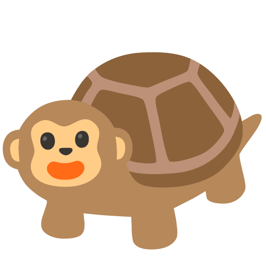 Эмодзи Turtle_Monkey