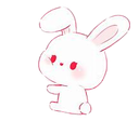 Эмодзи cute_white_bunny