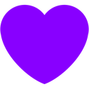 Эмодзи purpleheart