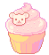 Эмодзи cupcake-pink