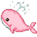 Эмодзи whale-pink