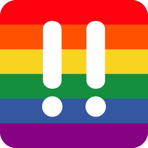 Эмодзи rainbow_indicator_bangbang