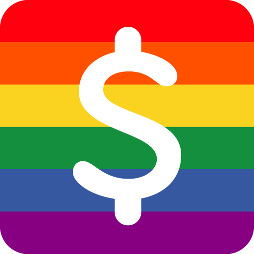 Эмодзи rainbow_indicator_dollar_sign