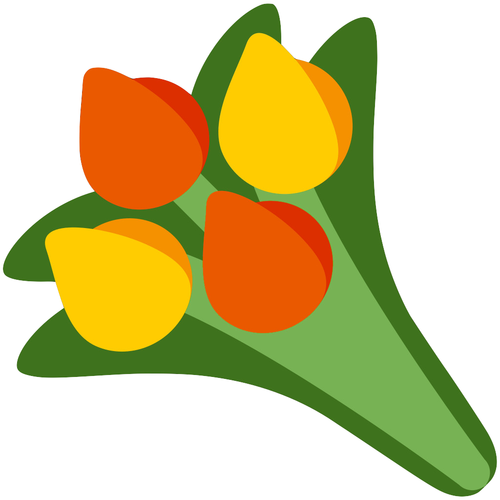 Эмодзи orange_yellow_bouquet