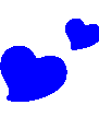 Эмодзи Blue5_Flying_hearts