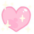 Эмодзи sparkling-pink-heart