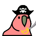 Эмодзи pirateparrot