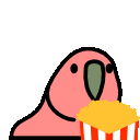 Эмодзи popcornparrot