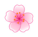 Эмодзи sakura-flower