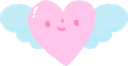 Эмодзи cute-angel-heart