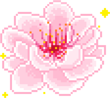 Эмодзи pixel_flower