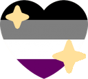 Эмодзи asexual_pride_heart